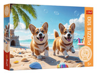 Puzzle 100 Corgi piesek -  - książka
