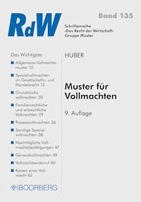 Muster für Vollmachten - Jonas Huber - ebook
