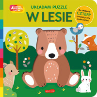 W lesie. Akademia mądrego dziecka. Układam puzzle - Rebecca Weerasekera - książka