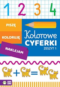 Kolorowe cyferki Zeszyt 1 - Katarzyna Malinowska - książka