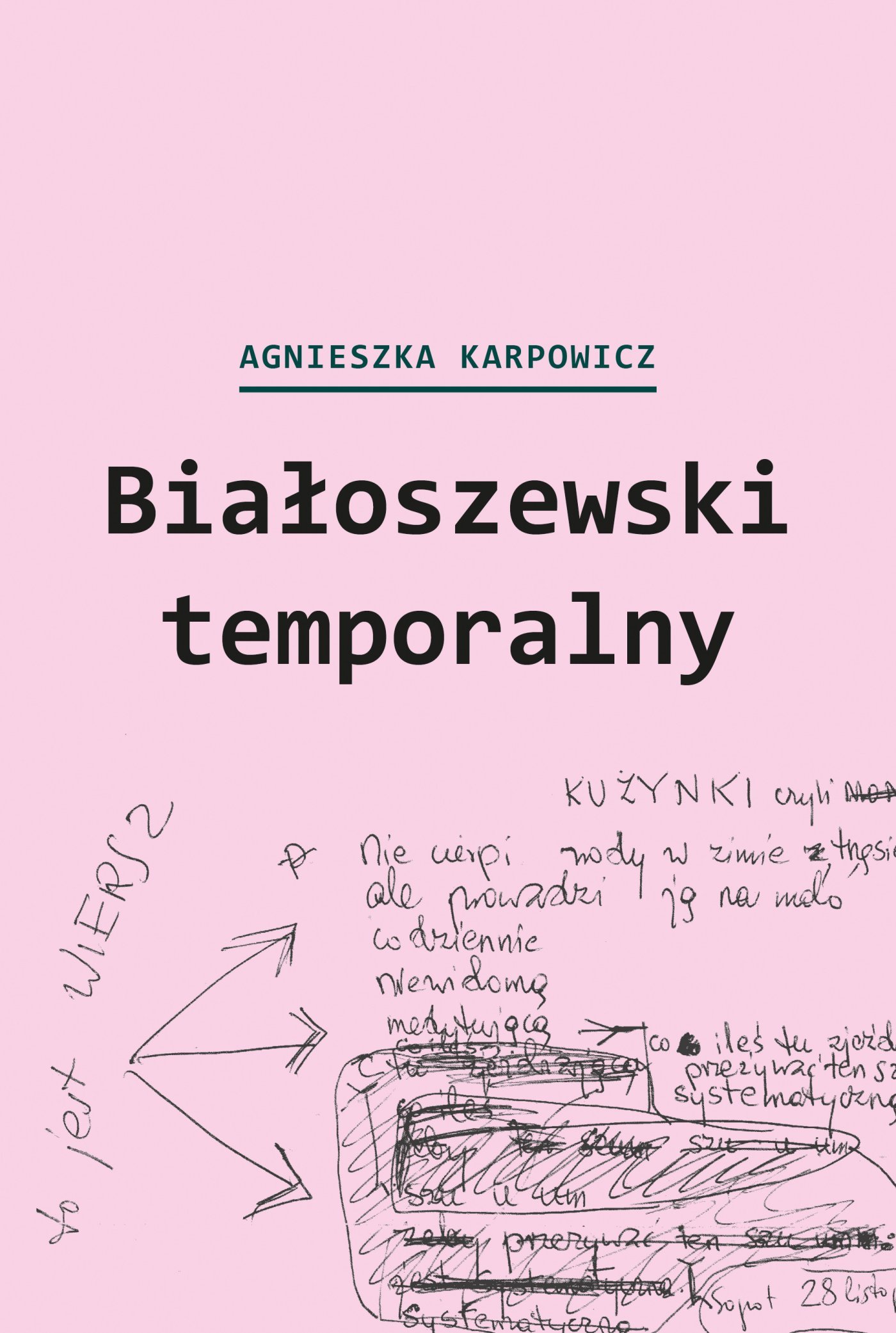 Okładka:Białoszewski temporalny (czerwiec 1975 – czerwiec 1976) 