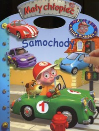 Mały chłopiec Naklejki Duża plansza Samochody - Belineau Nathalie, Beaumont Emilie - książka