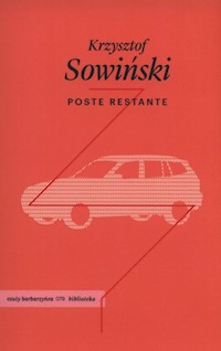 Poste restante - Sowiński Krzysztof - książka