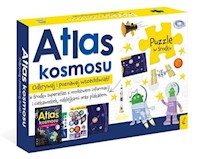 Pakiet Atlas kosmosu: Atlas w zestawie z mapą i puzzlami -  - książka