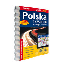 Polska Atlas Samochodowy 1:250 000 2026/2027 -  - książka