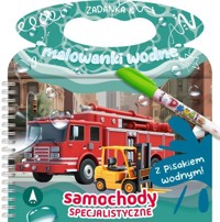 Samochody specjalistyczne. Zadanka & malowanki wodne - Wioleta Żyłowska - książka