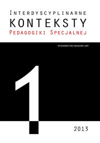 Interdyscyplinarne konteksty pedagogiki specjalnej - Chrzanowska Iwona - książka