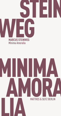 Minima Amoralia - Marcus Steinweg - ebook