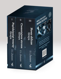 Pięćdziesiąt twarzy Greya / Ciemniejsza strona Greya / Nowe oblicze Greya - E L James - książka