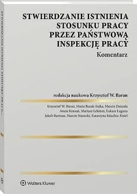 Stwierdzanie istnienia stosunku pracy przez Państwową Inspekcję Pracy. Komentarz - Krzysztof Wojciech Baran, Mariusz Lekston, Maria Bosak-Sojka, Łukasz Łaguna, Jakub Rumian, Marcin Dziurda, Aneta Krasuń, Katarzyna Szlachta-Kisiel, Marcin Stanecki - książka