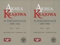 Armia Krajowa w dokumentach 1939-1945 Tom 1 część 1 i 2 -  - książka