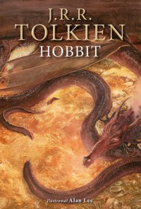 Hobbit (wersja ilustrowana) - J.R.R. Tolkien - książka