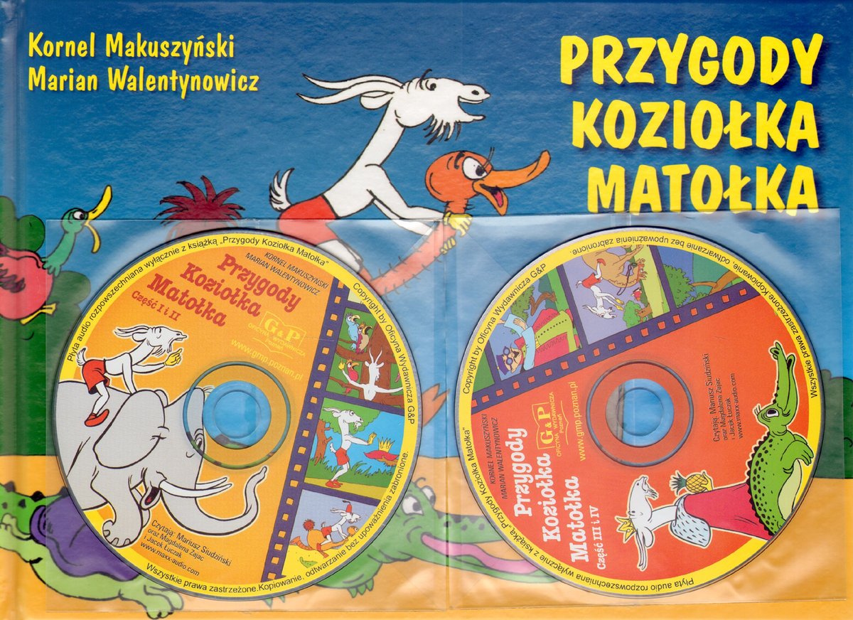 Przygody Koziołka Matołka (książka + 2 CD) - Kornel Makuszyński, Marian Walentynowicz - książka
