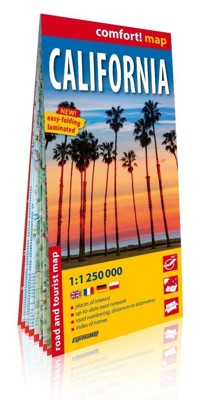 Comfort! map California 1:250 000 w.2025 - zbiorowa praca - książka