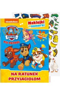 Psi Patrol. Naklejki na numerki. Na ratunek przyjaciołom! - null null - książka