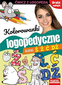 Kolorowanki logopedyczne Głoski Ś Ź Ć Dź z naklejkami - Małecka Magdalena, Wiatrowska Agnieszka - książka