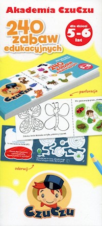Akademia CzuCzu dla dzieci od 5-6 lat 240 zabaw edukacyjnych -  - książka