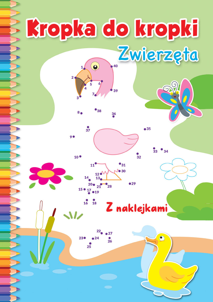 Kropka do kropki. Zwierzęta - Jorge Santillan (ilustr.) - książka