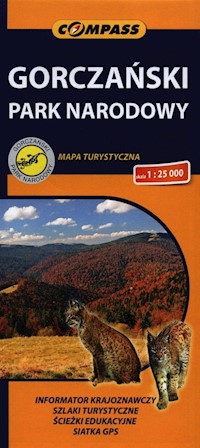 Gorczański Park Narodowy mapa turystyczna 1:25 000 -  - książka