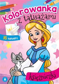 Kolorowanka z tatuażami. Księżniczki - zbiorowa praca - książka