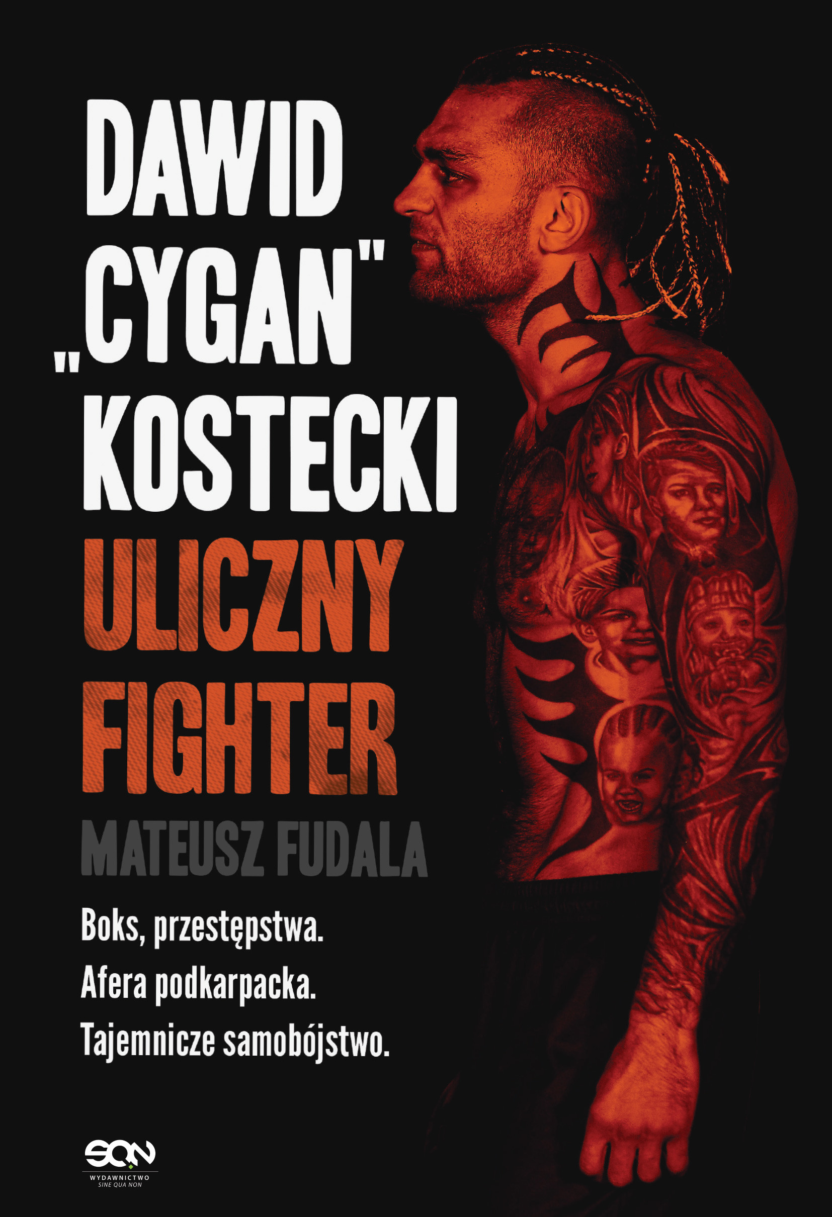 Okładka:Dawid "Cygan" Kostecki. Uliczny fighter 