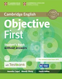 Objective First Student's Book without Answers with CD-ROM with Testbank - Capel Annette, Sharp Wendy - książka