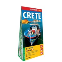 Comfort!map Crete (Kreta) 1: 150 000 lam w.2023 - zbiorowa praca - książka