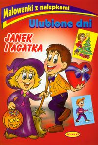 Malowanki z nalepkami Ulubione dni -  - książka