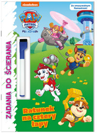 Psi Patrol. Zadania do ścierania. Ratunek na cztery łapy. Psi Patrol. Zadania do ścierania. Ratunek - zbiorowa praca - książka