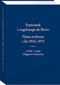 Franciszek Longchamps de Bérier -  - książka