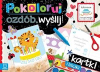 Pokoloruj ozdób wyślij Kartki i liściki -  - książka