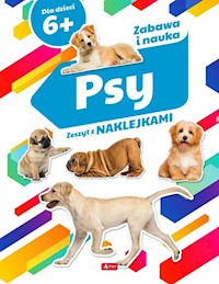 Psy Zeszyt z naklejkami -  - książka