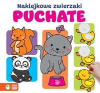 Naklejkowe zwierzaki. Puchate -  - książka