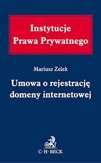 Umowa o rejestrację domeny internetowej - Mariusz Zelek - książka