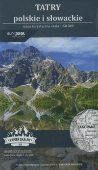 Tatry polskie i słowackie. Mapa turystyczna ECO w skali 1:50 000 -  - książka