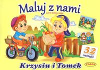 Maluj z nami Krzysiu i Tomek - Budek Mariola - książka