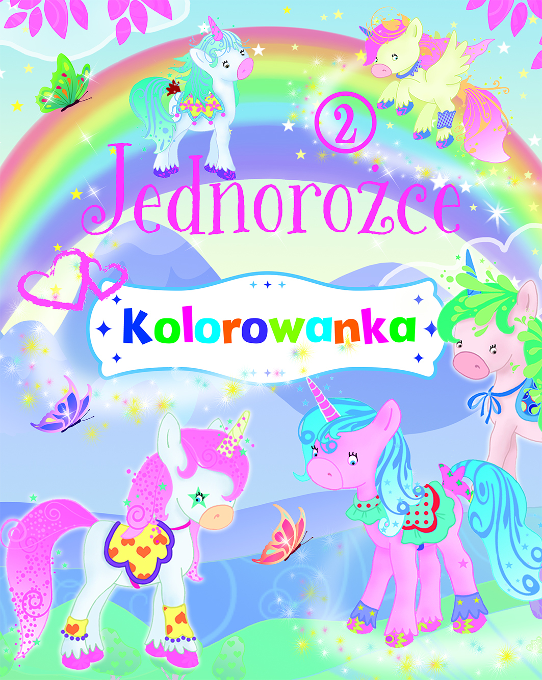Jednorożce. Kolorowanka 2 - zbiorowa praca - książka