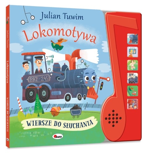 Lokomotywa. Wiersze do słuchania - Julian Tuwim - książka