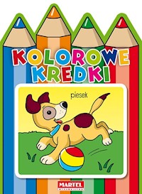Kolorowe kredki Piesek -  - książka