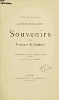 Souvenirs d'un homme de lettres - Alphonse Daudet - darmowy ebook