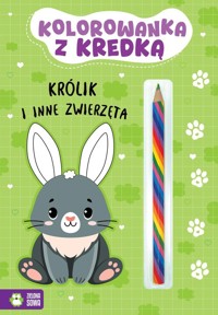 Kolorowanka z kredką Królik i inne zwierzęta -  - książka