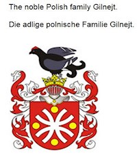 The noble Polish family Gilnejt. Die adlige polnische Familie Gilnejt. - Werner Zurek - ebook
