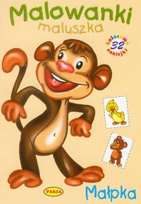Małpka Malowanki maluszka -  - książka