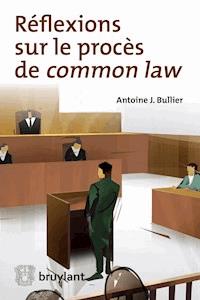 Réflexions sur le procès de common law - Antoine J. Bullier - ebook