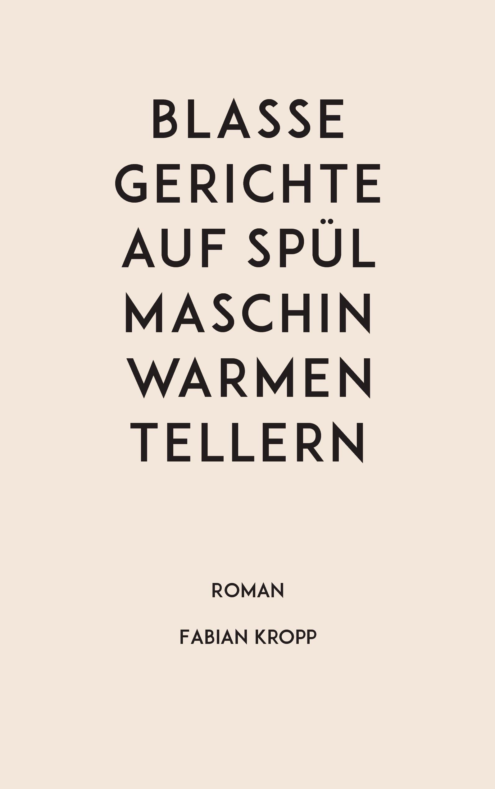 Blasse Gerichte auf spülmaschinwarmen Tellern