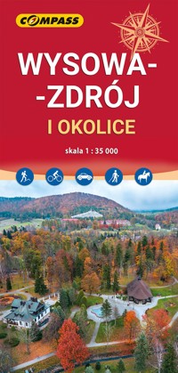 Wysowa-Zdrój i okolice. Mapa turystyczna w skali 1: 35 000 - zbiorowa praca - książka