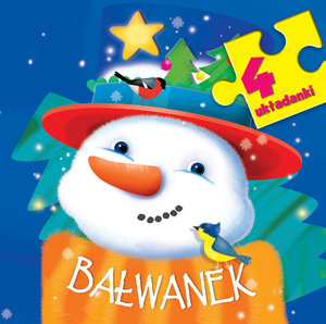 Bałwanek. 4 układanki - Wiśniewska Anna - książka
