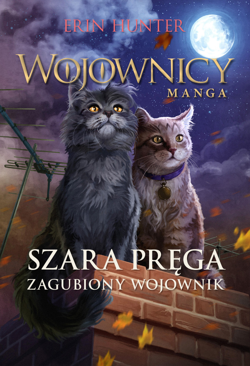 Okładka:Wojownicy. Manga. Szara Pręga. Zagubiony wojownik 