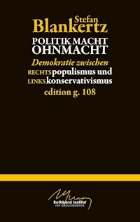 Politik macht Ohmacht - Stefan Blankertz - ebook