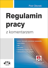 Regulamin pracy z komentarzem - Piotr Ciborski - książka